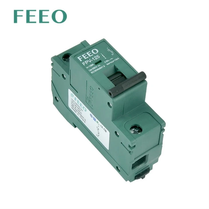 DC MCB 1P 250VDC 10KA 125A DC Circuit Breaker